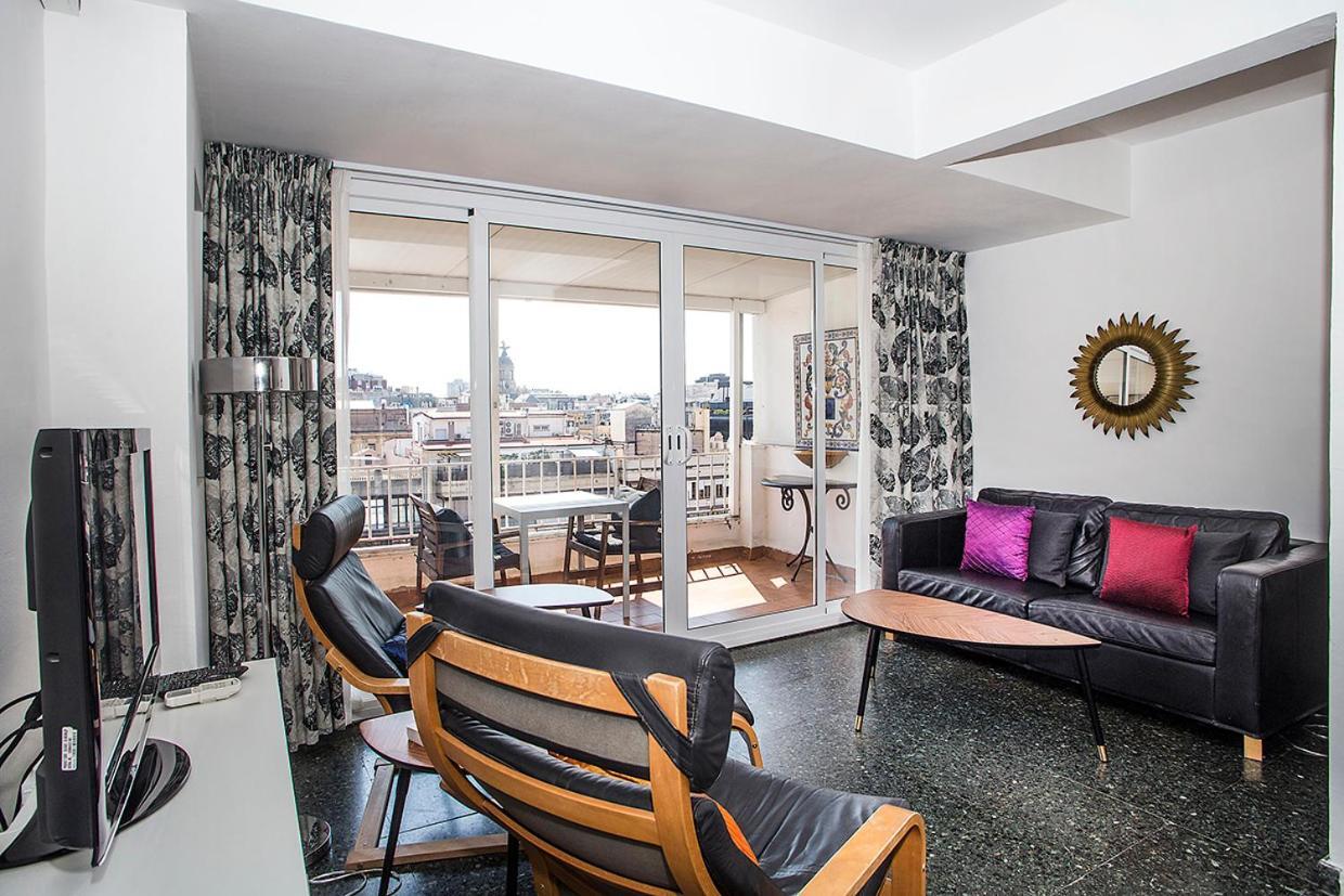 The Gran Via Penthouse Appartement Barcelona Buitenkant foto